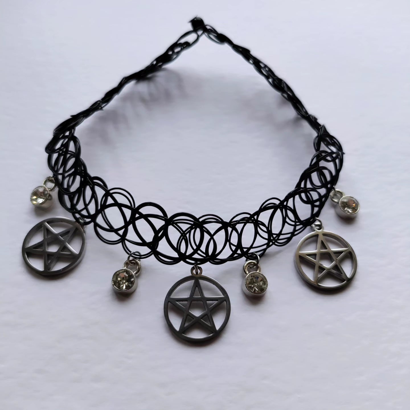 Pentagram Tattoo Choker