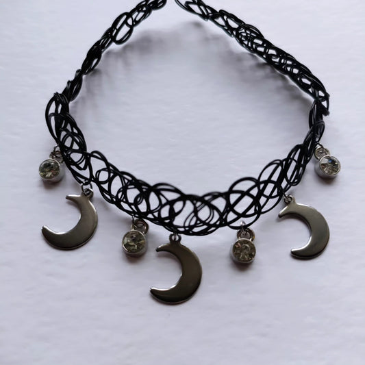 Half Moon Tattoo Choker