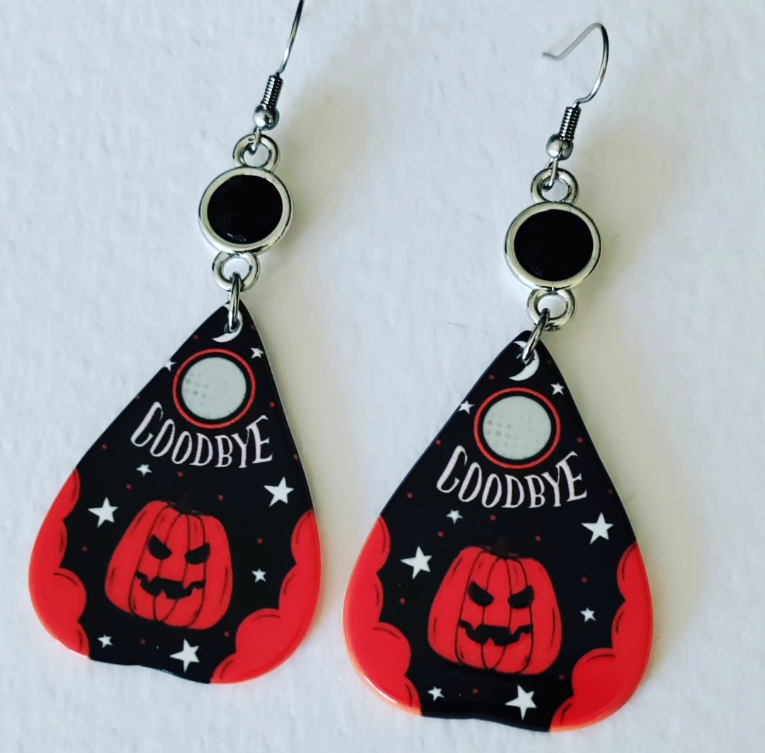 Pumpkin Planchette Earrings