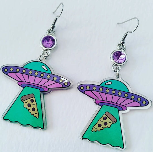 'take me to your pizza' Earrings