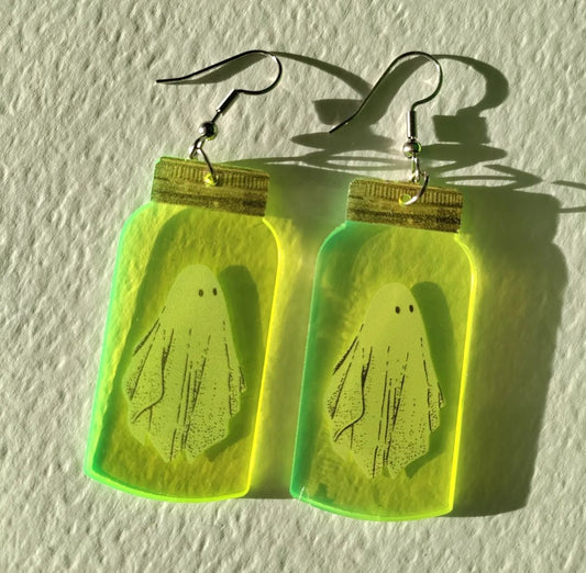 Neon Ghost in a Jar