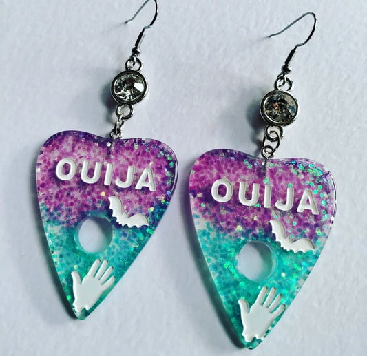 Glitter Ouija Earrings