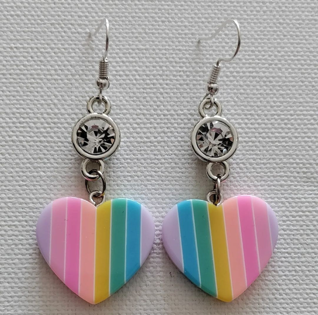 Pastel Rainbow Earrings 🌈