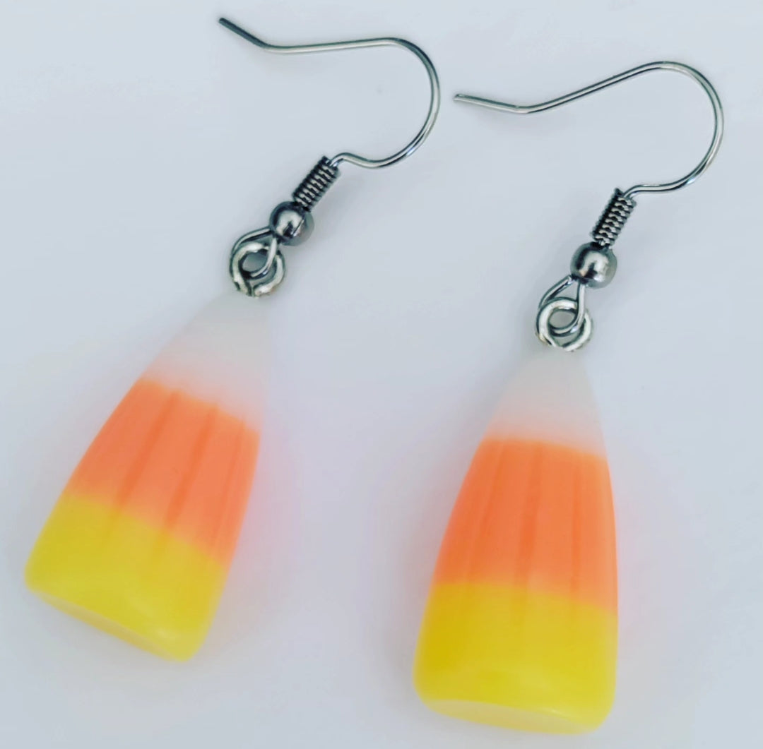 Candy Corn Earrings