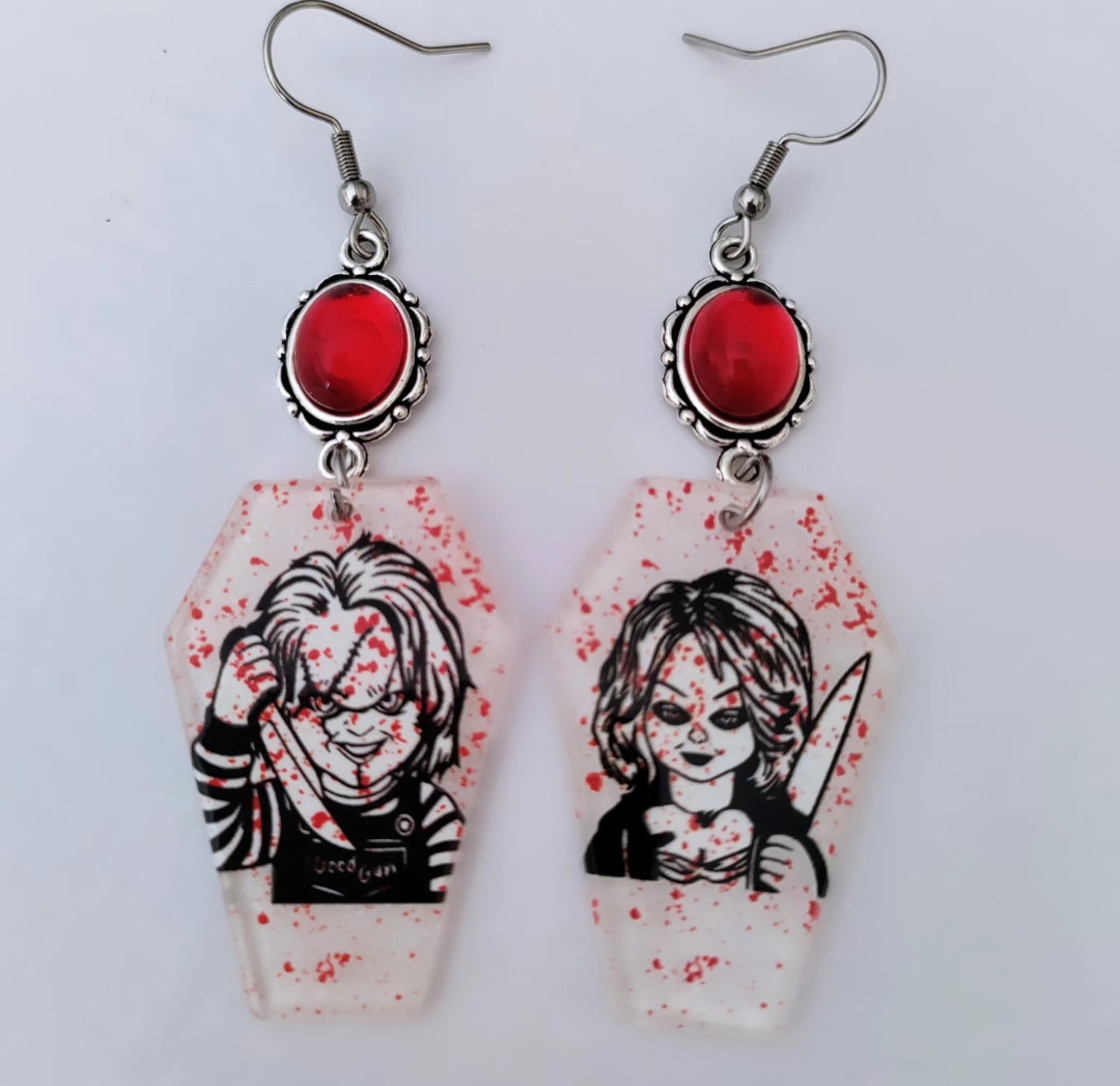 Chucky and Tiffany Earrings